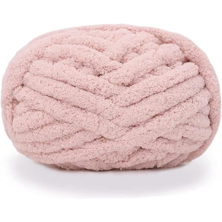 Grovstickat chenillegarn, kompatibelt med handgjorda filtar, supermjukt, stort jumbogarn