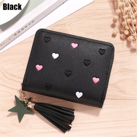 Lille Tegnebog Kort Tegnebog SORT