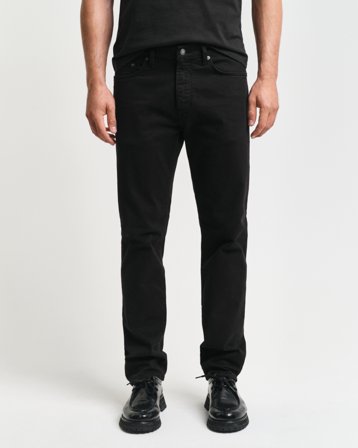 GANT Herren Desert Regular Fit Jeans (34/32) Schwarz Grau