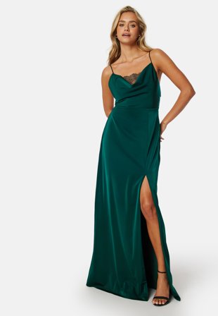 Bubbleroom Occasion Elise Gown Dark green Klær