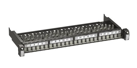 Schneider Electric VDIG111241F Patchpanel 19 tommers montering, snittklemme, Datamaskin & surfing