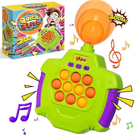 Hurtig trykk spill Pop Fidget leketøy for barn voksne, Fash Push Bubble Pop spill med ballong for fest familie, håndholdt Pop elektronisk sensorisk 
