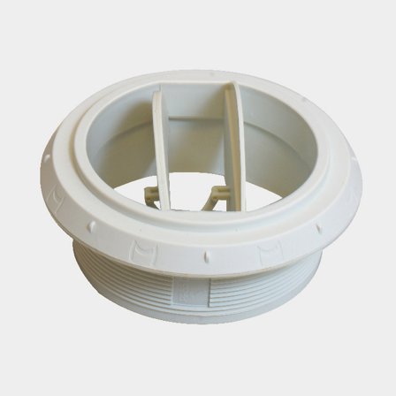Udstødning Webasto, 90 mm, lukke- & drejbar, plast, hvid, passer til Webasto Air Top Evo 40 & 55