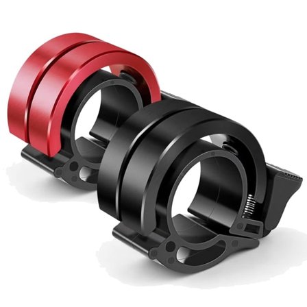 Cykelklokke 2-pak Aluminiumlegering Innovativ Cykelklokke med Høj Lydstyrke Cykelstyr Kompatibel med 22,2-24mm til Mountainbike Landevejscykel