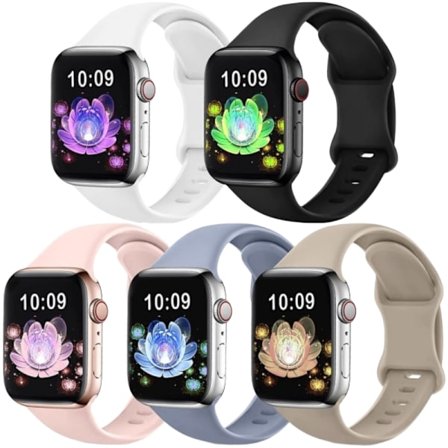 Kompatibelt 5-pack Apple Watch armband 38-45 mm Dam Herr