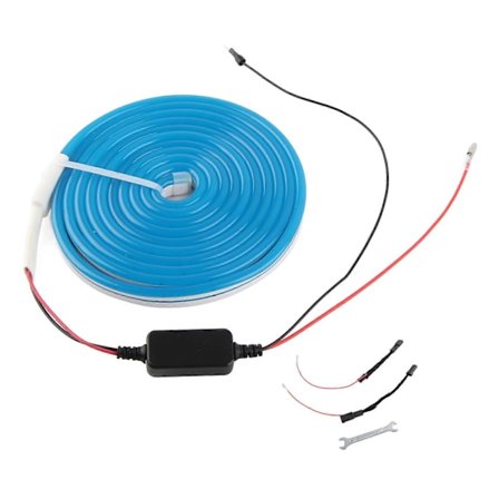 Etutavaratilan LED-ympäristövalonauhasarjat, korvaava tuote Tesla Model 3 Y 2021 ja uudempiin, sininen