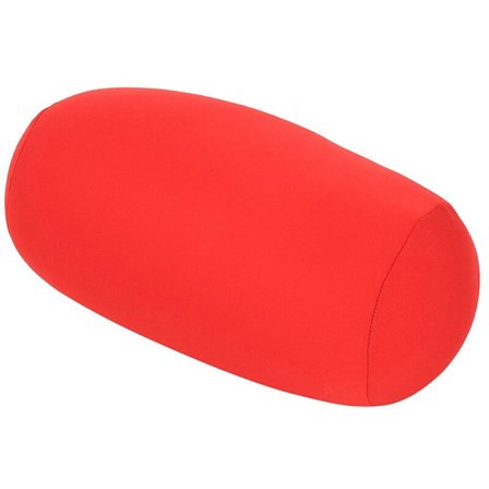 Micro Mini Microbead Back Pillow Roll Kuddkudde Resa Hem Sova Nackstöd Röd