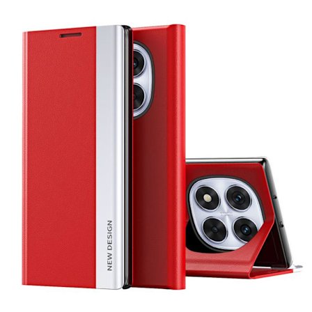 Xiaomi Redmi Note 14 Pro 5G - Sidoelektroplaterat Adsorptionsläderfodral