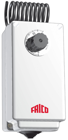 Frico KRTV19 Termostat med utvändigt vred, 0-40°C, Värme