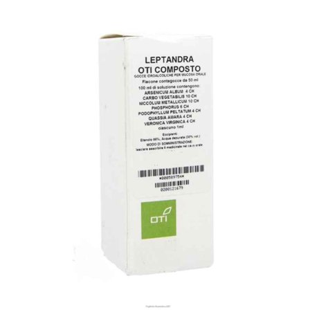 Oti Leptandra Comp Gocce Soluzione Idroalcolica 50ml
