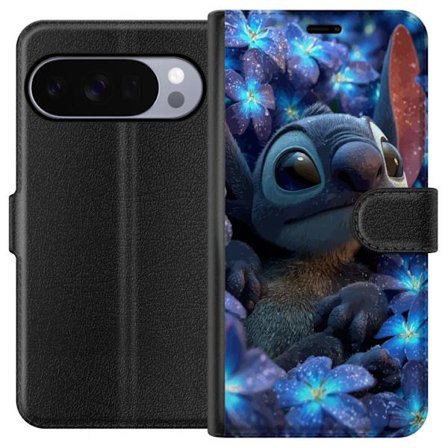 Kompatibel Tegnebogsetui til Google Google Pixel 10 Pro XL Stitch Blandt Blå Blomster