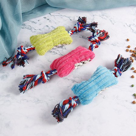 3 stk kjæledyrforsyninger hund sliping tenner bite resistente maiskjerner