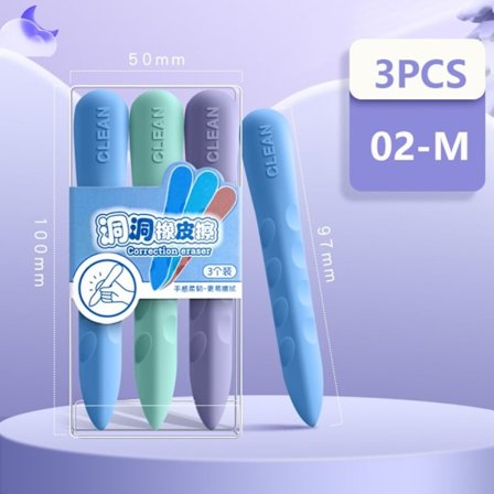 3st/box Enormt suddgummi Giant Eraser 02-M 02-M