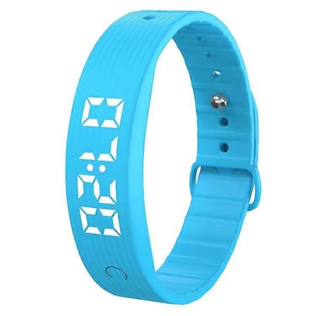 W5SV Smart Armbånd med Vibrerende Alarm, Søvnovervågning Digitalt Display Elektrisk Ur