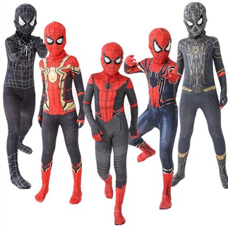 Mub- Custom Children Superhero Costume Halloween Cosplay Suit Spider Man Costume For Kids