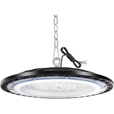 LED High Bay Lampe 100W, Indendørs LED Projektør, Kold Hvid IP65 Vandtæt Værksted Belysning, Industriel LED til Garage/Fabrik/Værksted/