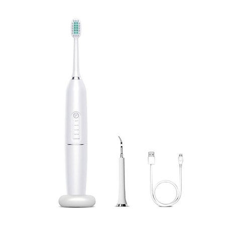 Elektrisk trådløs oppladbar tannbørste USB smart timer