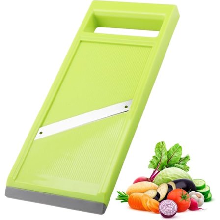 Manuel Grøntsags Skærer Håndholdt Mandolin Mad Skærer Agurkeskærer, Rustfrit Stål Bærbar