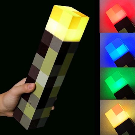 USB Genopladelig Væglampe Lommelygte - 4 Tilstands Natlampe til Børneværelse, Monterbar eller Håndholdt LED Lampe