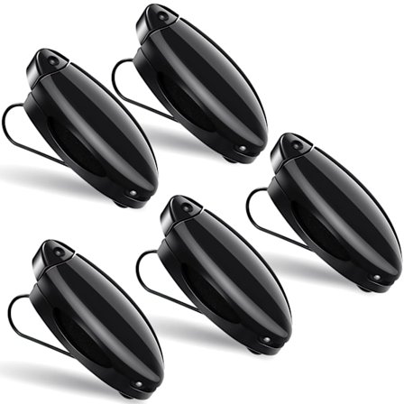 5 stk: Bil solskjerm klips, brilleklips, brilleholder, billett-/kortholder, tilbehørsklips.