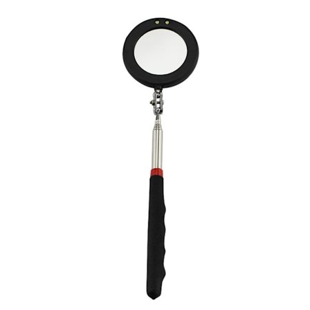 Teleskopisk inspektionsspejl med teleskopisk LED-lys