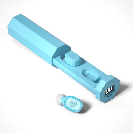 Trådlösa Bluetooth-hörlurar Stabil anslutning Brusreducering Handsfree-samtal TWS Sport-hörlurar Sky Blue
