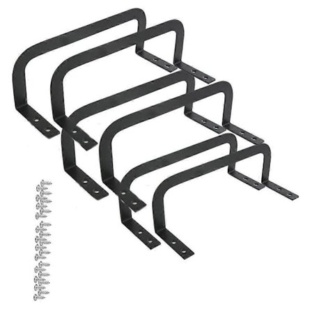 6 st Madrassglidstopp Metallhållare Halkfri Gripp för att Förhindra att Madrassen Glider på Husbil/Träsäng