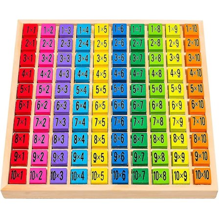 Tre aritmetikk tavle sett - pedagogisk verktøy med fargerike kuber