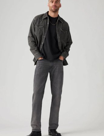 Levi's 514 Straight Midnight Trail Ad - Grey - 33 x 34