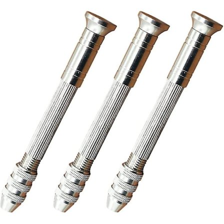 Mini Håndbor Manuel Borværktøj Hulstans Bor Håndboringsværktøj Til DIY Modelfremstilling Boring Træ (3 stk)