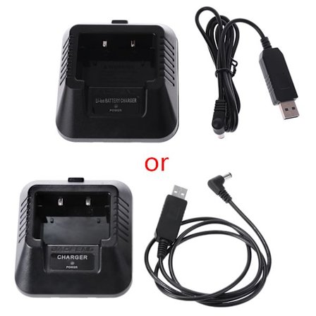 UV-5R USB-batterioplader til Baofeng UV-5R UV-5RE DM-5R Walkie Talkie Ham Radio