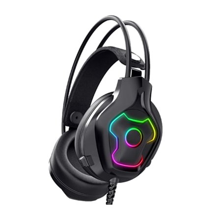 X7 Kablet 7.1 Gaming Headset Surround Sound Bass Hodetelefon med Mikrofon RGB Lys PUDG Gamer Headset for Laptop PC Datamaskin