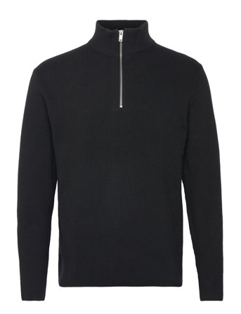 Lindbergh | Half Zip Rib Knit | M