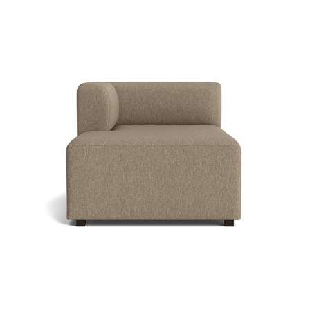 Roma Chaiselong Modul, Venstrevendt - Brego Mørk Beige - Komfortabel Sofa i Høj Kvalitet - 80x120x65cm - Perfekt Chaiselong til Afslapning