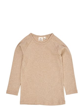 Melange Ls T-Shirt Tops T-shirts Long-sleeved T-shirts Yellow Copenhagen Colors