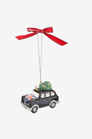Spode - Ornament Christmas Tree All Things British Taxi - Monivärinen - Joulukoristeet - - Homeroom