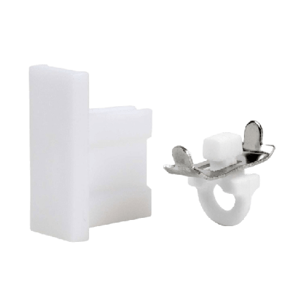 Kirsch ELITE ÄNDKÅPA & STOPPGLID Gardiner Vit ONESIZE