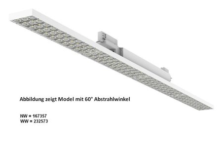 SYNERGY 21 LED Track-Serie für Stromschiene VLE-Serie 48W, 60°, nw, CRI>90