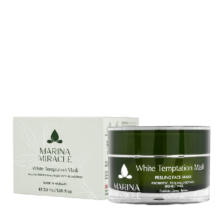 Marina Miracle White Temptation Mask Ansiktsmask & peeling Unisex 30 ml