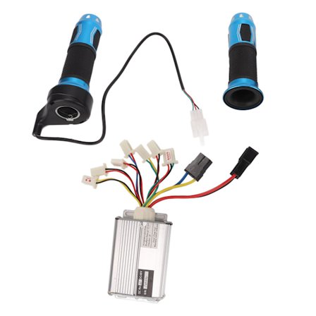 48V 1000W Harjattu Moottorin Ohjain Nopeuden Säätimellä ja Kääntökahvalla, Vedenkestävä Sähköpotkulaudan Pyörälle