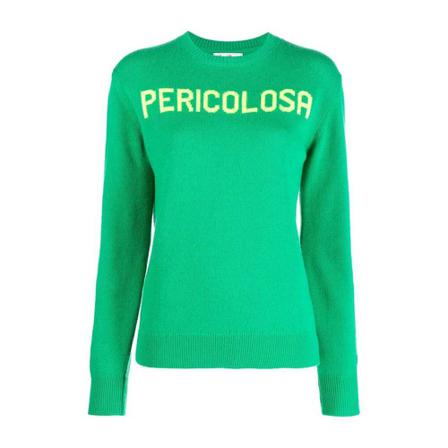 Saint Barth, Round-neck Knitwear Groen, Dames, Maat:XS