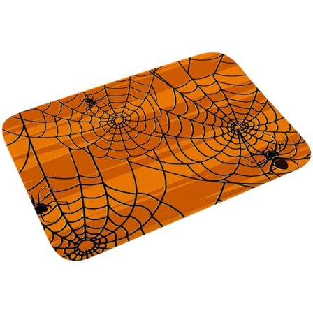 Happy Halloween Dørmåtte Spider Web Rug 4 4