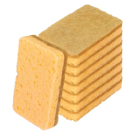 Eco Svampe Opvask 10 Stykker Komposterbar Køkken Opvaskesvamp Biologisk Nedbrydelige Opvaskesvampe til Opvask Pande Køkkensvampe 11x2x2cm