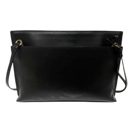 Loewe Pre-owned, Pre-owned Leather shoulder-bags Zwart, Dames, Maat:ONE Size