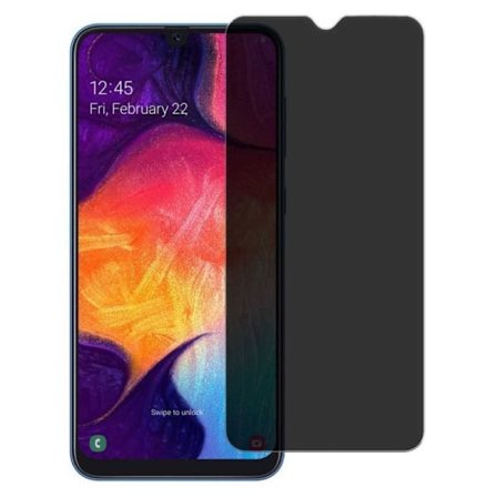 Samsung A50 Privacy Hærdet glas 0,26mm 2,5D 9H