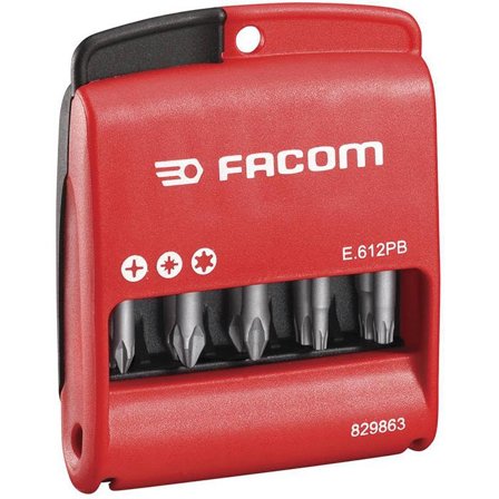 Facom E.612PB Bitssats i etui 10 st, Insex, Maskintillbehör & förbrukning