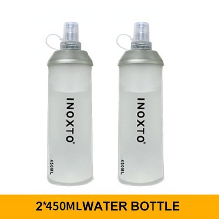 INOXTO 2021 Ny flaska Utomhus Löpning Sport Mountainbike Stor kapacitet Multifunktionell sport Mjukt vatten flaska vattenpåse