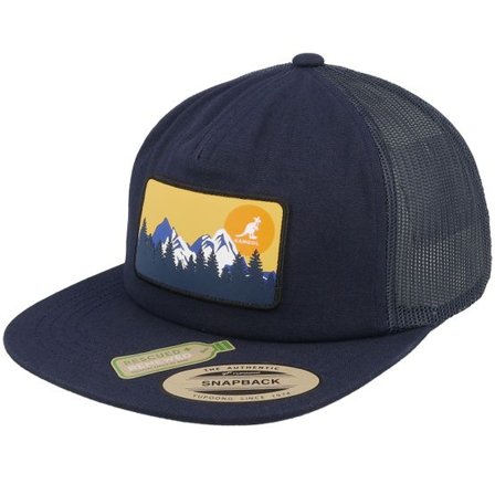 Kangol - Blå trucker Keps - Kg Outdoor Patch Navy Trucker @ Hatstore