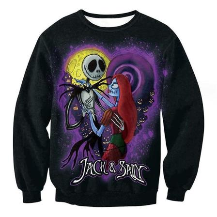 Naisten Halloween collegepaidat Spooky Season pitkähihaiset paidat Crewneck Topit Casual villapaita style 5 M