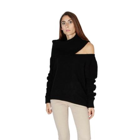Federica Tosi Turtlenecks Sort, Dame Rullekraver
